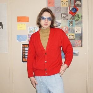 GAP Red Cardigan